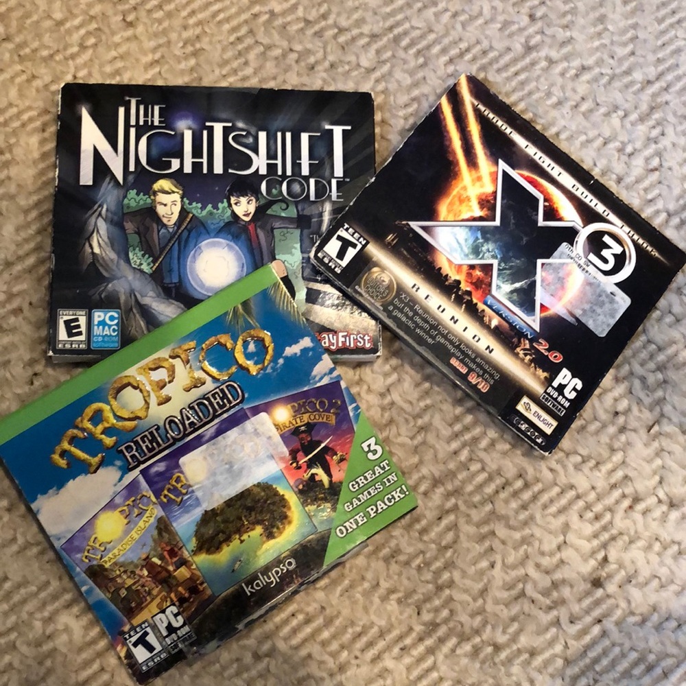 3   PC CD computer games